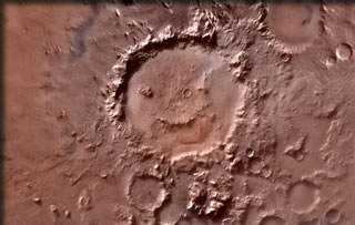 Happy Face Crater