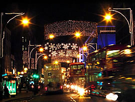 Londonのクリスマス