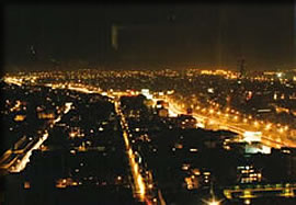 メキシコシティの夜景