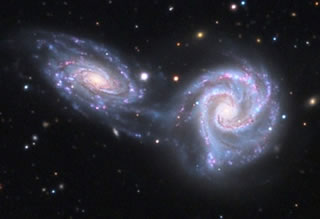 おとめ座の衝突銀河